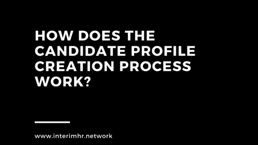 How does the candidate profile creation process work?