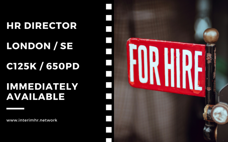 Candidate Spotlight: HR Director – London | Northern HCs | Available to consider both interim and permanent opportunities | Salary range in region of c125k/650 per day