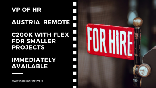 Candidate Spotlight: VP of HR | Austria/Remote | Highly personable and commercially savvy HR Leader | Flexible to consider both permanent (salary range c200k) or interesting interim projects within exciting growth enviornments (flexible on rate)