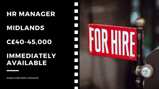 Immediately Available: HR Manager | Midlands | c40-45k