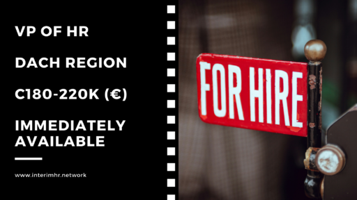 Immediately Available: VP of HR – DACH Region –  c180-220k (€)