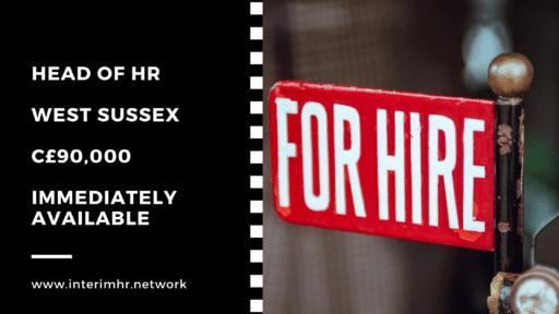 Immediately Available: Head of HR | London and the South | c.£90k+