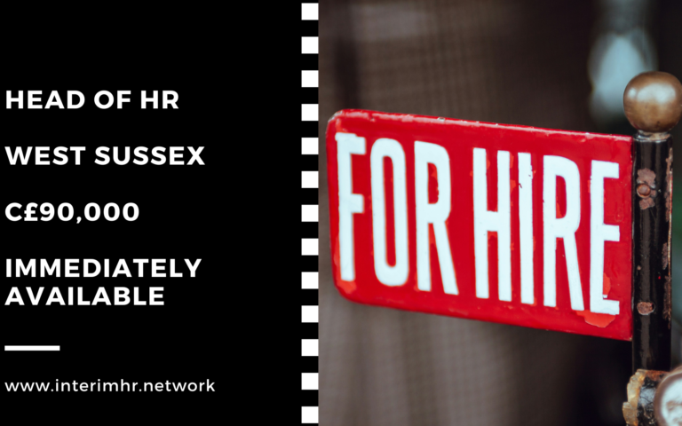 Immediately Available: Head of HR | London and the South | c.£90k+