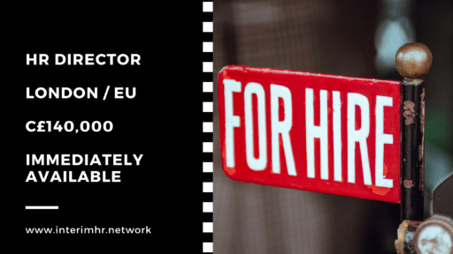 Immediately Available: Global HR Director – London/EU – c£140k