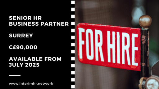 Available July: Senior HR Business Partner – Surrey – c. £90,000