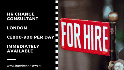 HR Transformation Consultant – London – c£800-900 per day