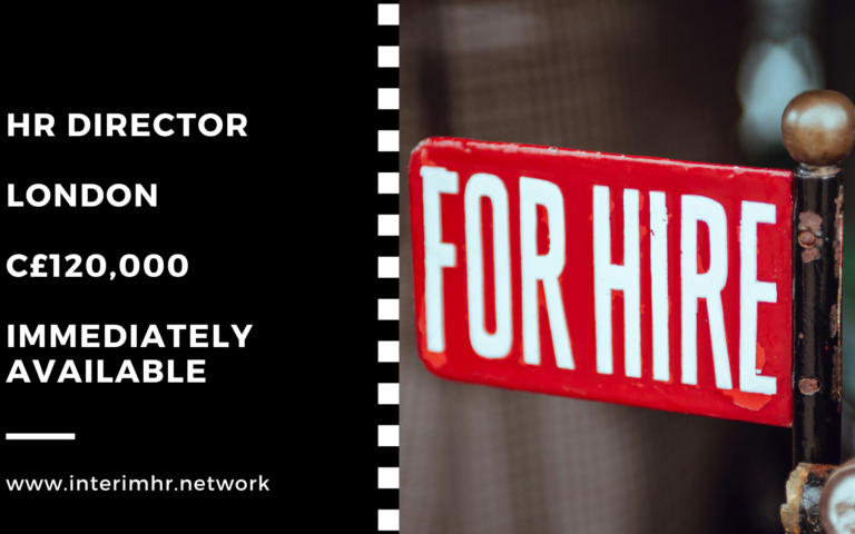 Immediately Available: HR Director – London – c120k