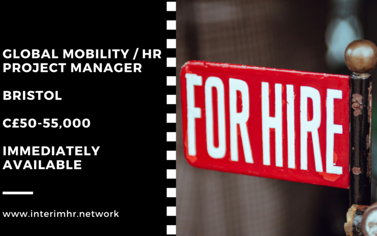Global Mobility / HR Project Manager – Bristol – c50-55k