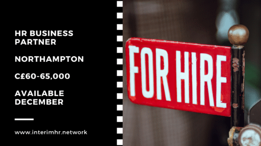 HR Business Partner – Northampton – c£60-65,000