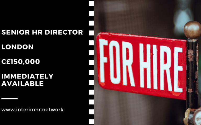 Senior HR Director – London – c150k