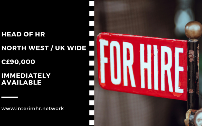 Head of HR – North West and UK Wide – c. £90,000