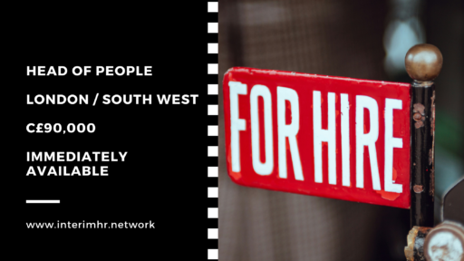 Head of People – London or South West – c90k