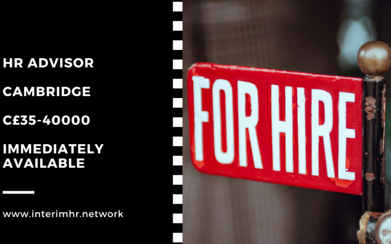 HR Advisor | Cambridge | £35,000–£40,000