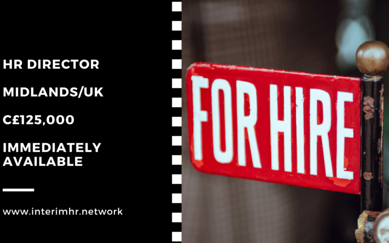 HR Director – Midlands/UK – c125k