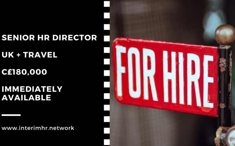 Senior HR Director – UK – c180k